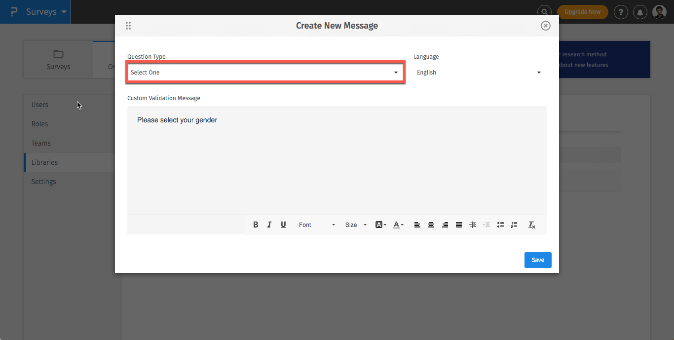 Survey Software Help Image