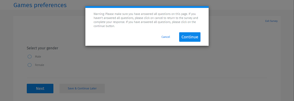 Survey Software Help Image