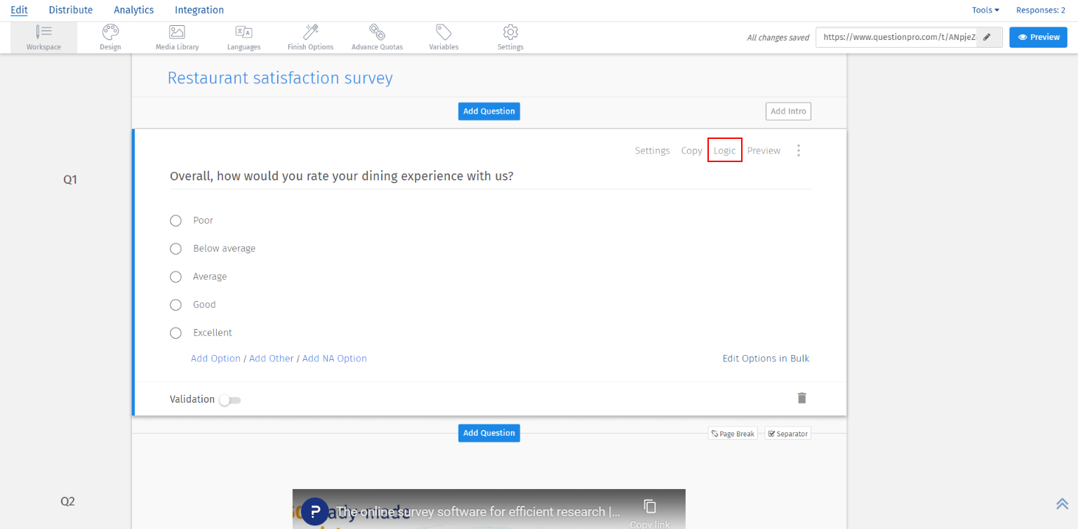 Survey Software Help Image