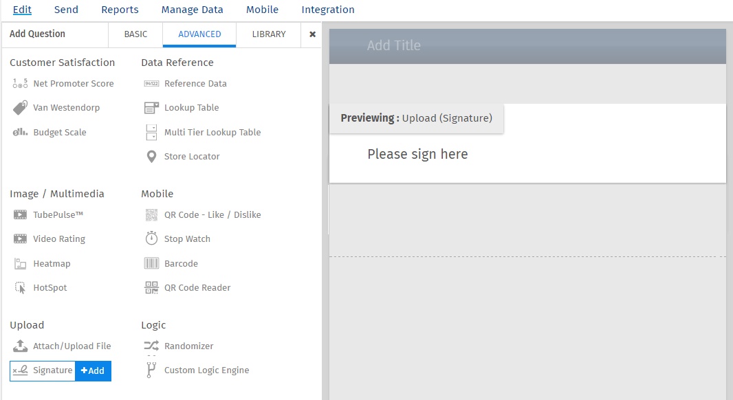 Survey Software Help Image